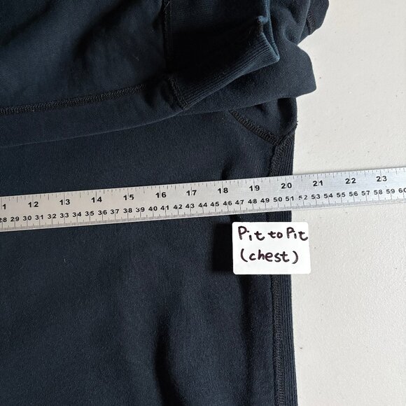 Reigning Champ Cotton Crewneck Pullover Sweatshirt - Men's Size M - Black - Picture 6 of 8